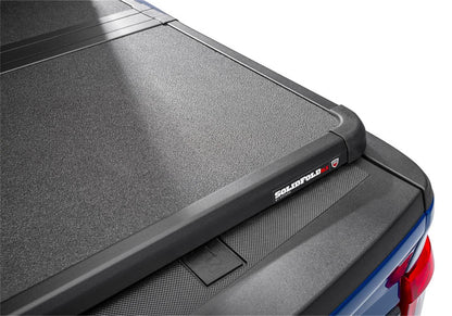 Extang Solid Fold ALX hard folding tonneau cover on a 2020-2026 Jeep Gladiator with 5-foot bed, weather-resistant and secure.