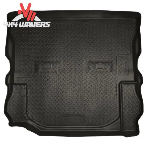 Husky WeatherBeater Cargo Liner for 2011-2018 Jeep Wrangler JK 2-Door, off-road compatible floor mat protecting cargo area