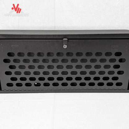 MOLLE panel storage system on Tuffy Jeep Wrangler JL tailgate lockbox