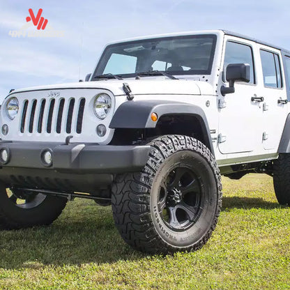Installed Zone Offroad 4 inch suspension lift on Jeep Wrangler JK