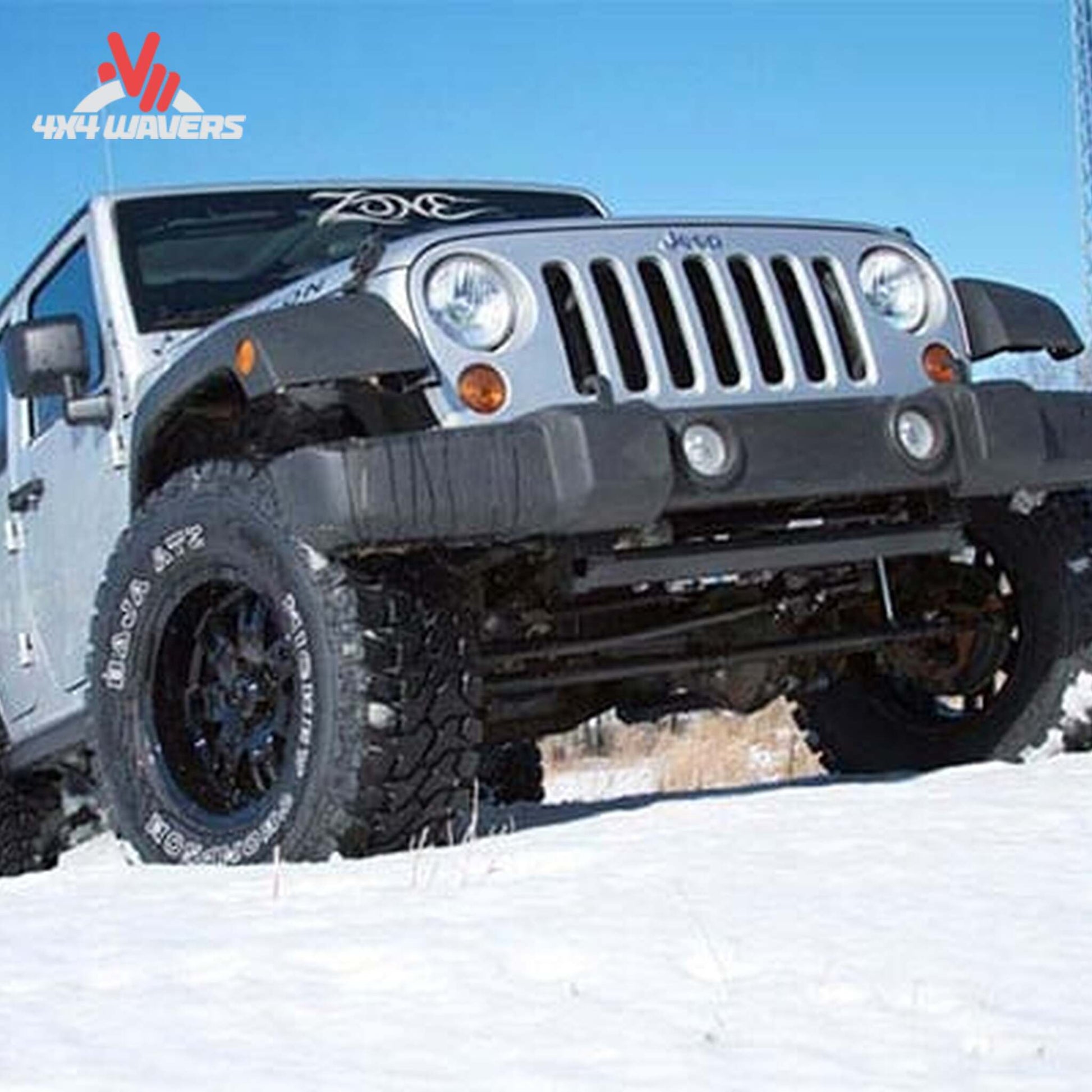 Jeep Wrangler Unlimited JKU with Zone Offroad lift kit and 35 inch t