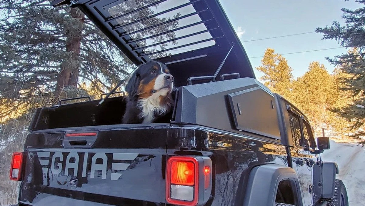 OFFactory Fastback Topper Cover Hardtop Canopy - Tonneau Cover Hardshell - Jeep Gladiator JT 2019+ | Universal | OFFactory by 4X4WAVERS (Image 11)