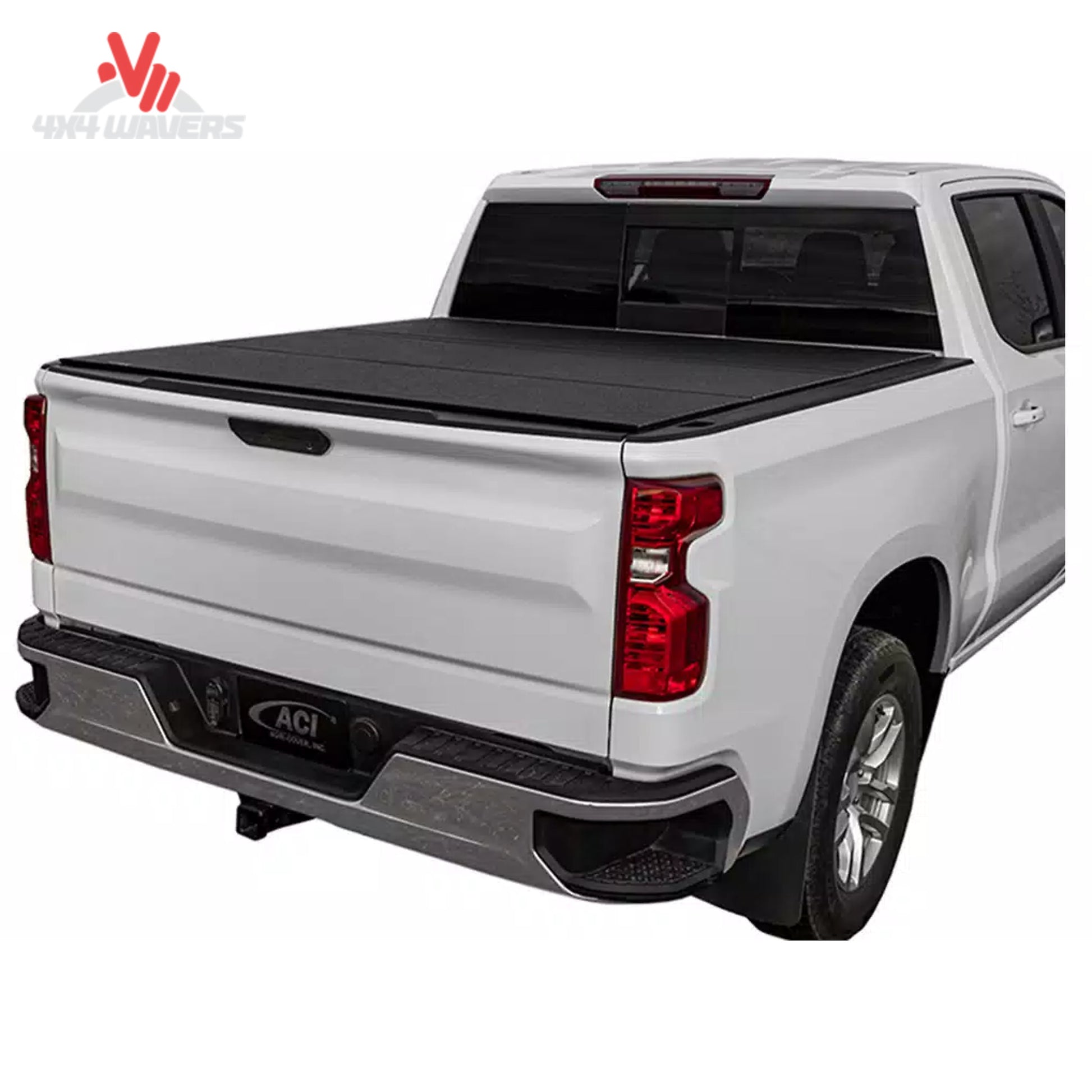 LOMAX hard folding tonneau cover textured black urethane B3010029 for Ford F-150 6.5 foot bed.