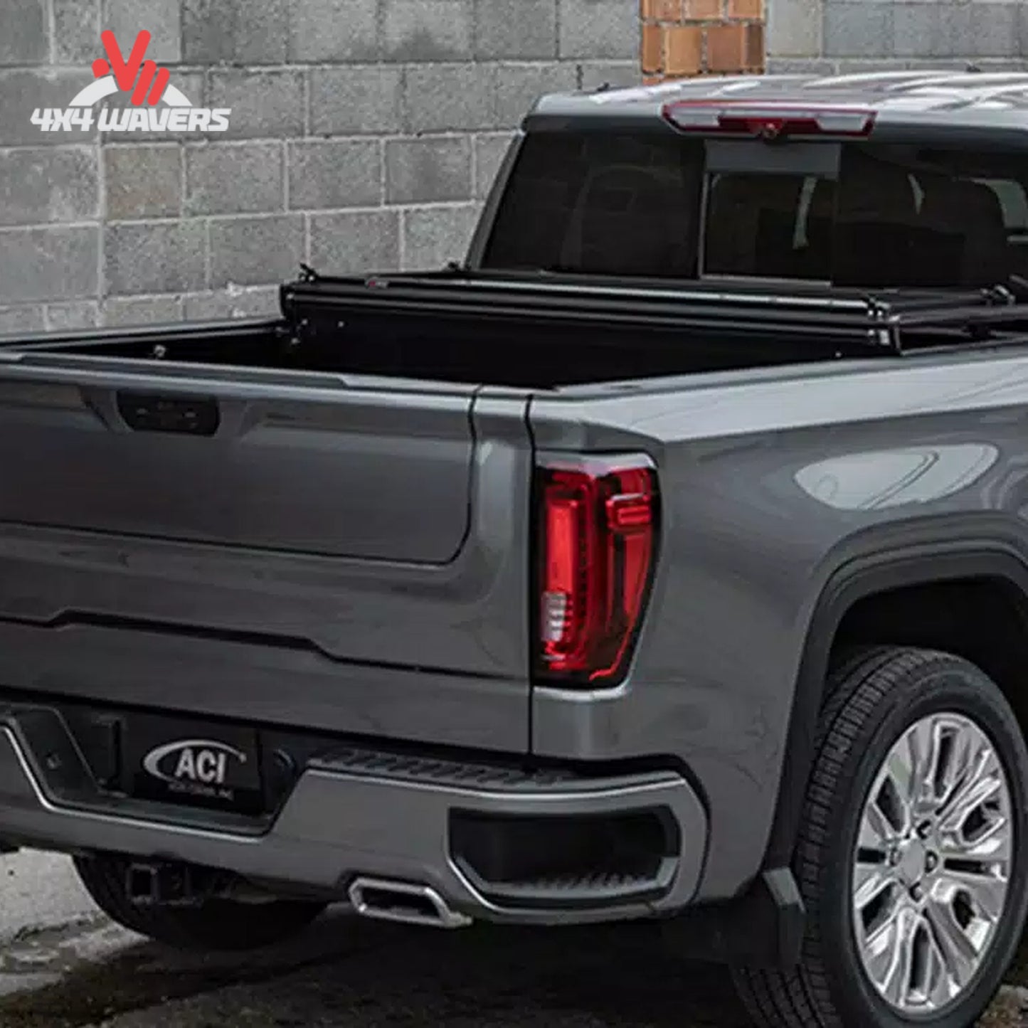 LOMAX Stance hard folding tonneau cover textured black urethane G3010029 for Ford F-150 6.5 foot bed.
