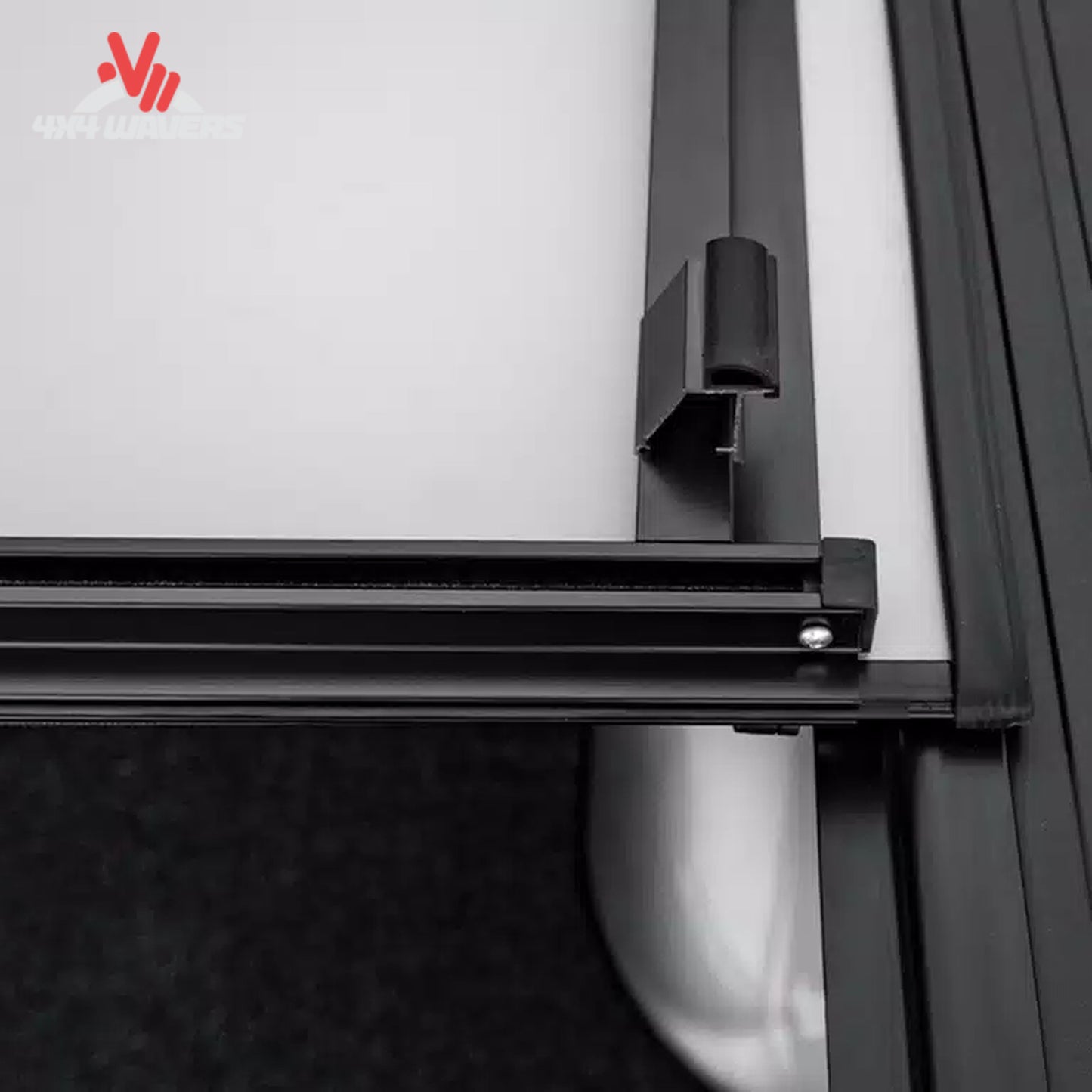 LOMAX Stance hard folding tonneau cover textured black urethane G3010029 for Ford F-150 6.5 foot bed.