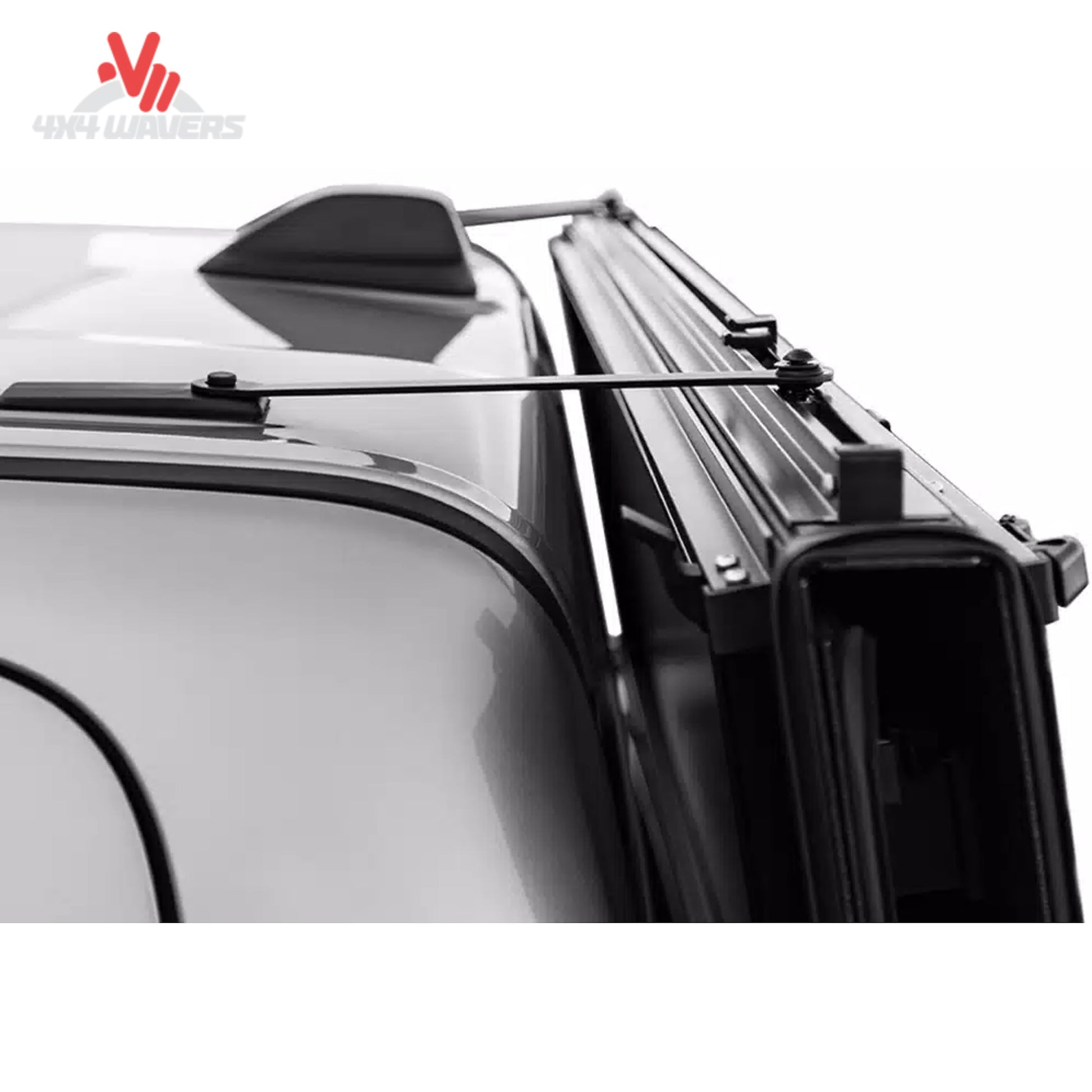 RIGIDLINK locking system and molded storage brackets holding LOMAX Stance cover vertically.
