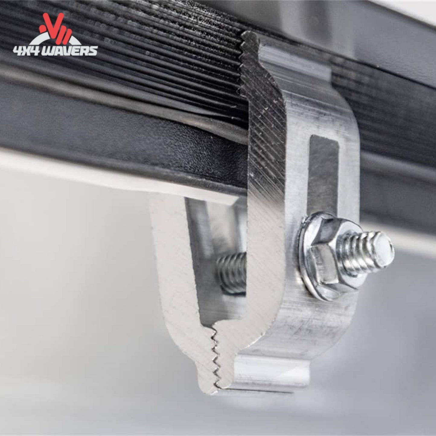 Rear tailgate weather seal on LOMAX aluminum folding tonneau cover