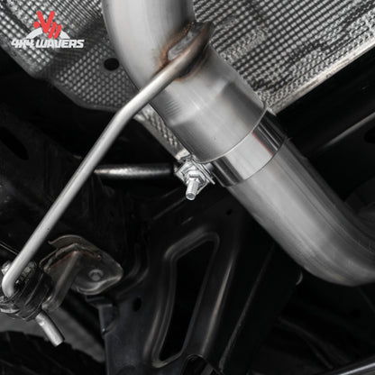 Precision mandrel-bent tubing maximizing exhaust flow for Bronco EcoBoost performance