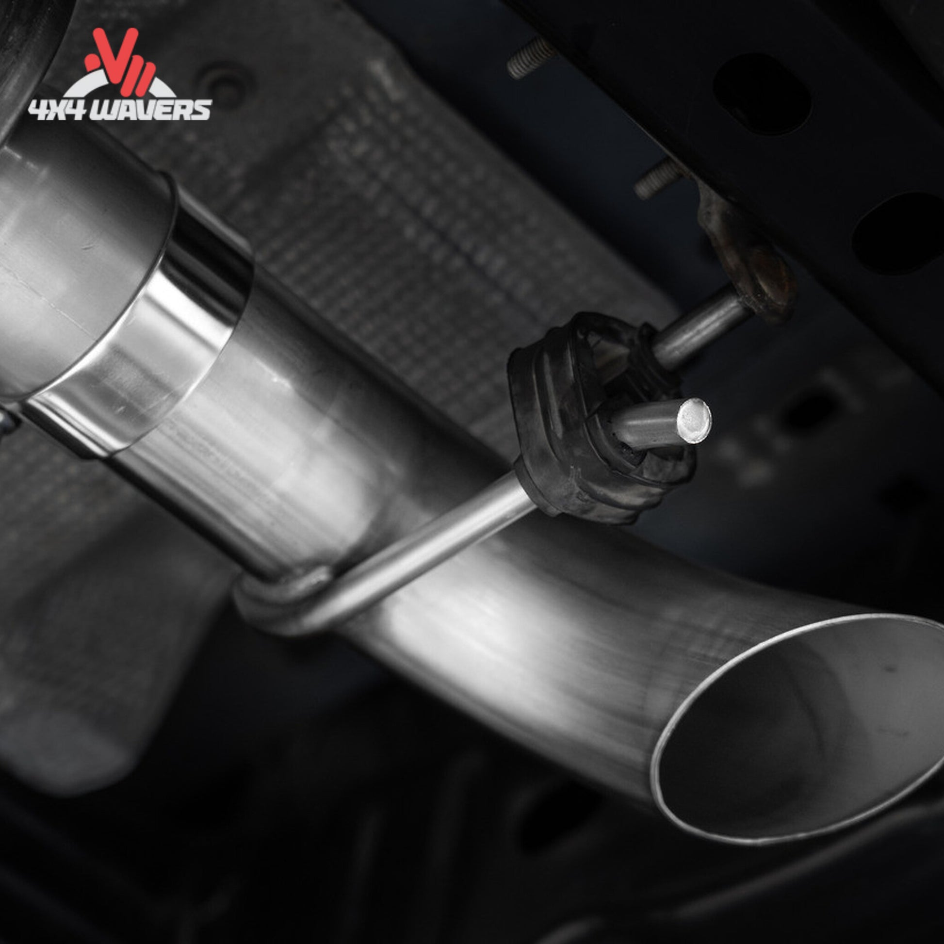 Mandrel-bent MBRP exhaust piping engineered for improved EcoBoost airflow and efficiency