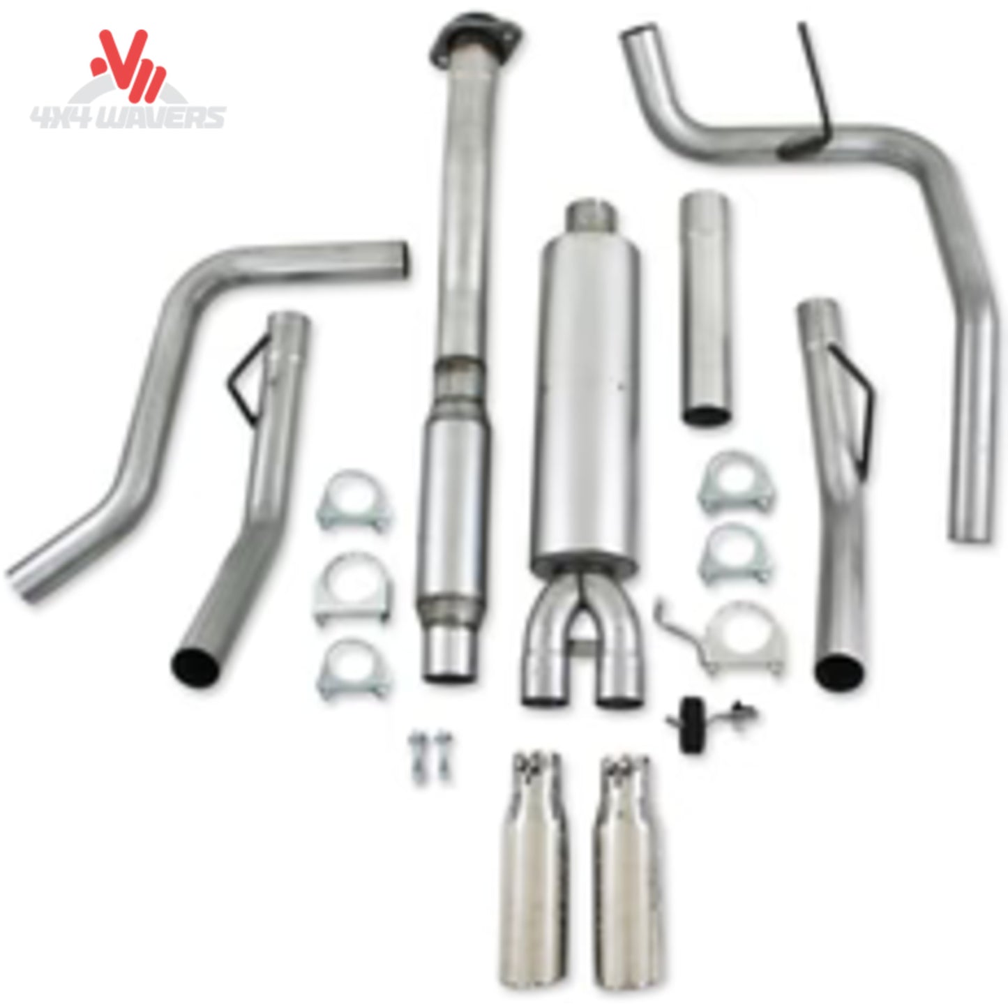 MBRP Armor Lite 3-inch cat-back exhaust system with polished dual side tips for 2011-2014 Ford F-150 5.0L truck.