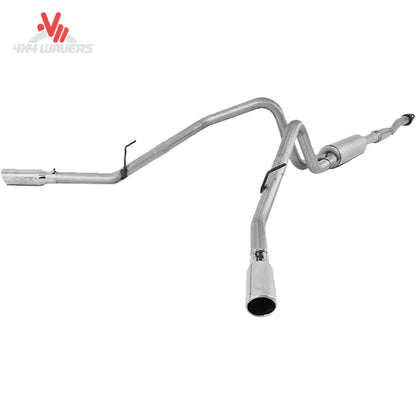 MBRP Armor Lite 3-inch cat-back exhaust system with polished dual side tips for 2011-2014 Ford F-150 5.0L pickup truck.