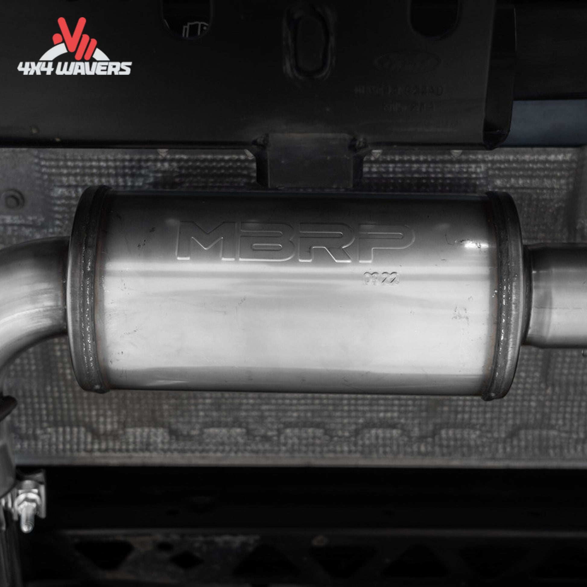 Trail-ready exhaust routing designed to improve Bronco departure angle and underbody protection