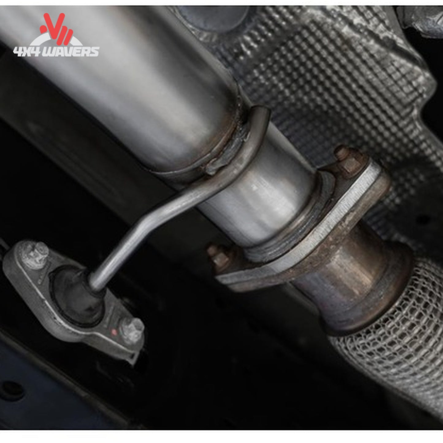 Premium stainless steel exhaust tips included with the MBRP dual rear exit Bronco exhaust system