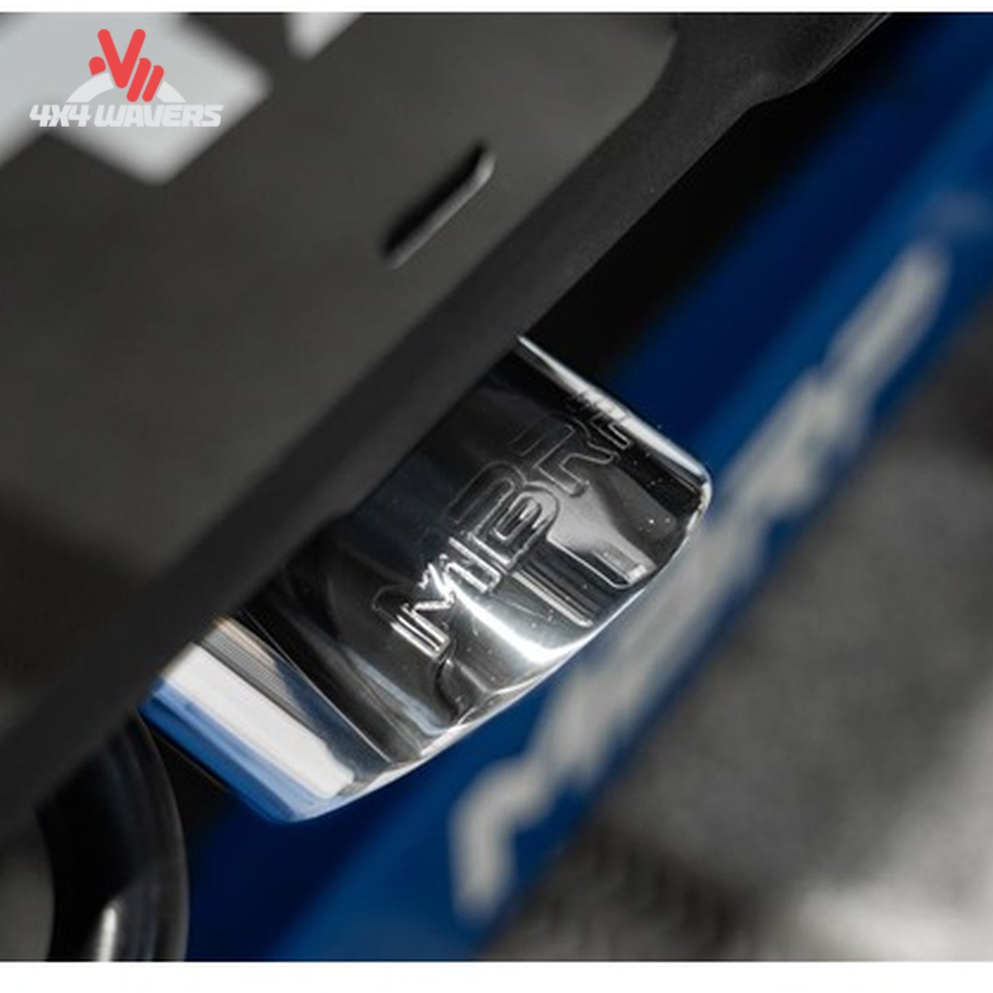 Premium stainless steel exhaust tips included with the MBRP dual rear exit Bronco exhaust system