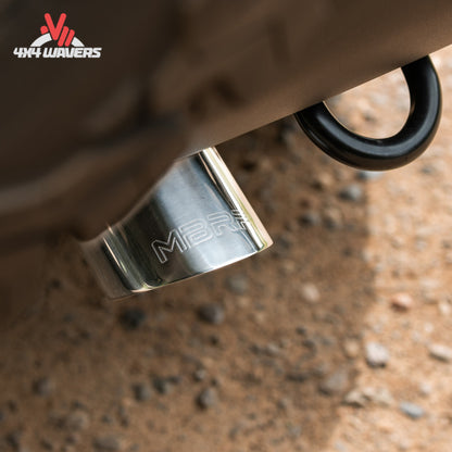 MBRP performance exhaust system designed to improve Ford Bronco EcoBoost horsepower and exhaust sound
