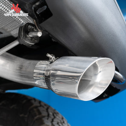 MBRP performance exhaust system designed to improve Ford Bronco EcoBoost horsepower and exhaust sound