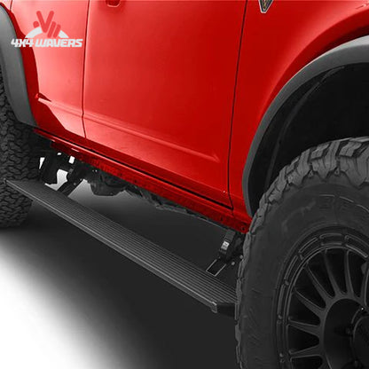 AMP PowerStep XL deployed position on Ford Bronco