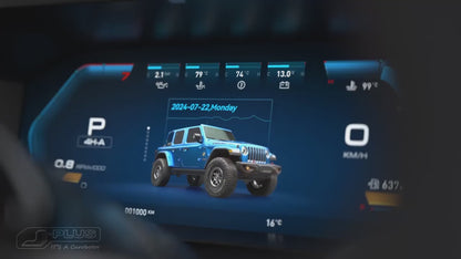 J-Max Pro Carobotor Cluster Numérique Tout-en-Un - Jeep Wrangler JL/JLU/4XE/JT 2018-2023 (version mise à jour 2025)