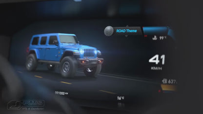 J-Max Pro Carobotor Cluster Numérique Tout-en-Un - Jeep Wrangler JL/JLU/4XE/JT 2018-2023 (version mise à jour 2025)