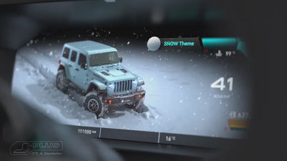 J-Max Pro Carobotor Cluster Numérique Tout-en-Un - Jeep Wrangler JL/JLU/4XE/JT 2018-2023 (version mise à jour 2025)