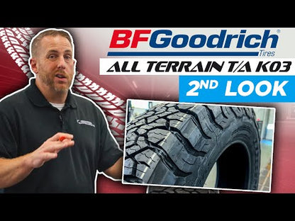 BFGoodrich All-Terrain T/A KO3 – LT37x12.5R17 128R | Pneumatique tout-terrain toutes saisons + homologué hiver 3PMSF pour tout-terrain