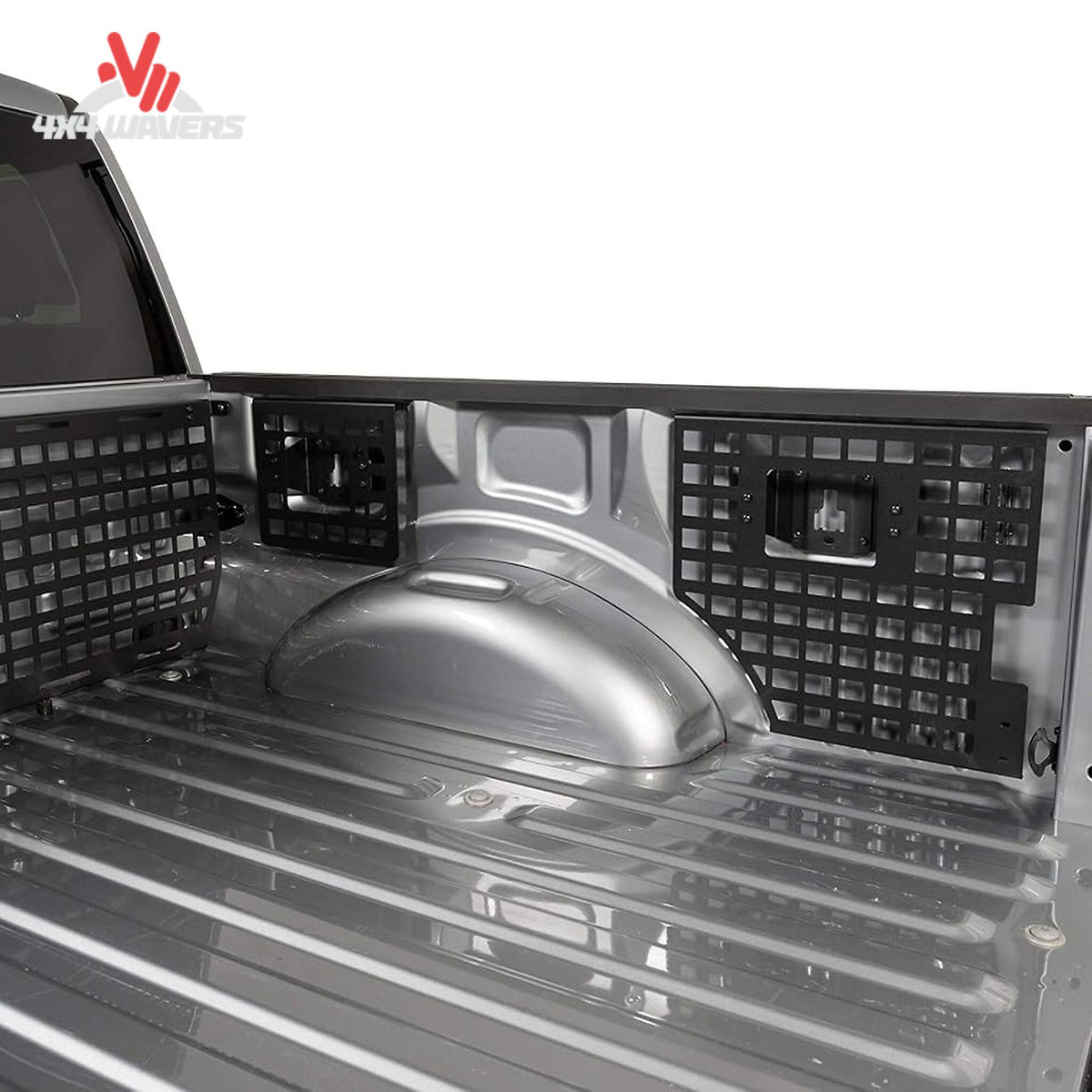 Putco Modular MOLLE Bed Panel for Ford F-150 Raptor passenger side in 5.5' bed, custom-fit bed organizer for pickup trucks.
