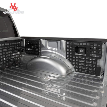 Putco Modular MOLLE Bed Panel for Ford F-150 Raptor passenger side in 5.5' bed, custom-fit bed organizer for pickup trucks.
