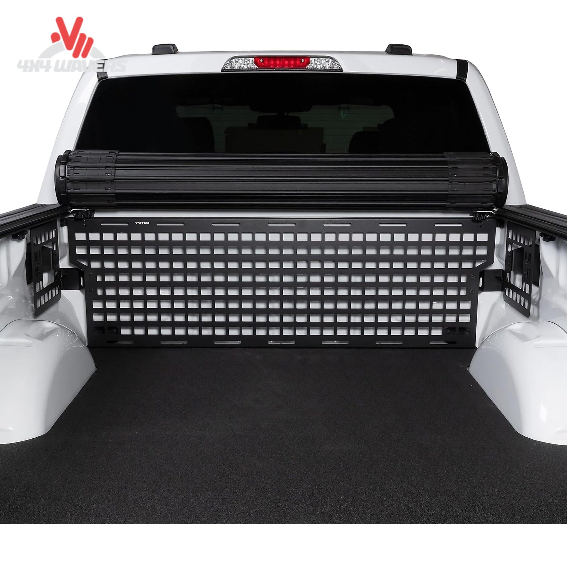Putco Modular MOLLE Bed Panel for 2015-2026 Ford F-150 and Raptor, front bulkhead and cab side bed organizer in 5.5' bed