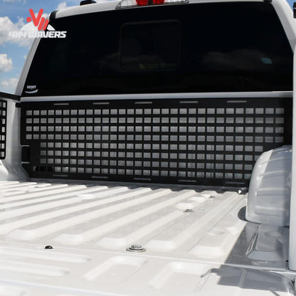 Putco Modular MOLLE Bed Panel for 2015-2026 Ford F-150 & Raptor, front bulkhead, cab side bed organizer in 5.5' bed design.