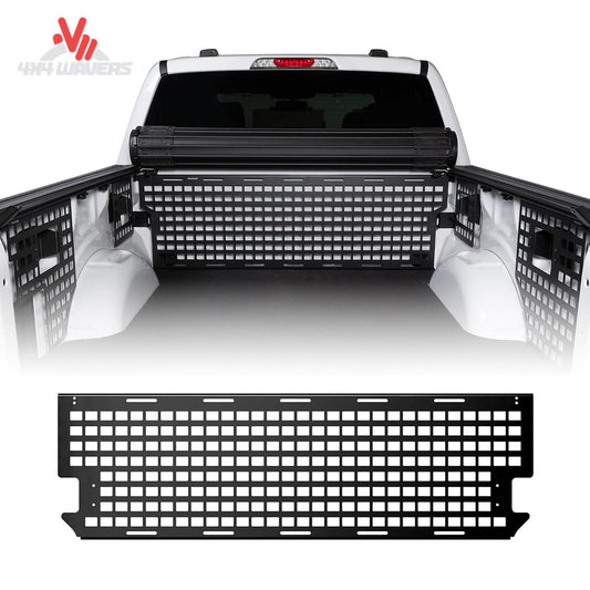 Putco Modular MOLLE Bed Panel for 2015-2026 Ford F-150 Raptor, front bulkhead and cab side bed organizer with MOLLE panels.