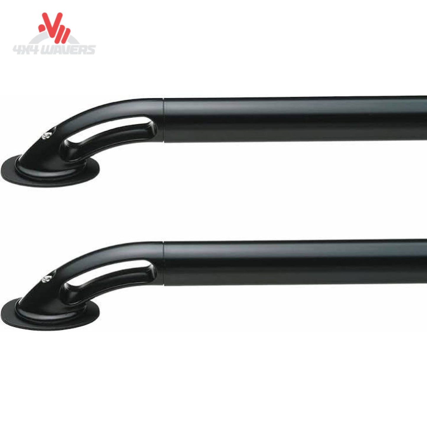 Putco Black Locker 8ft bed rail for Ford F150, F250, F350 trucks with die-cast end caps, durable metal construction