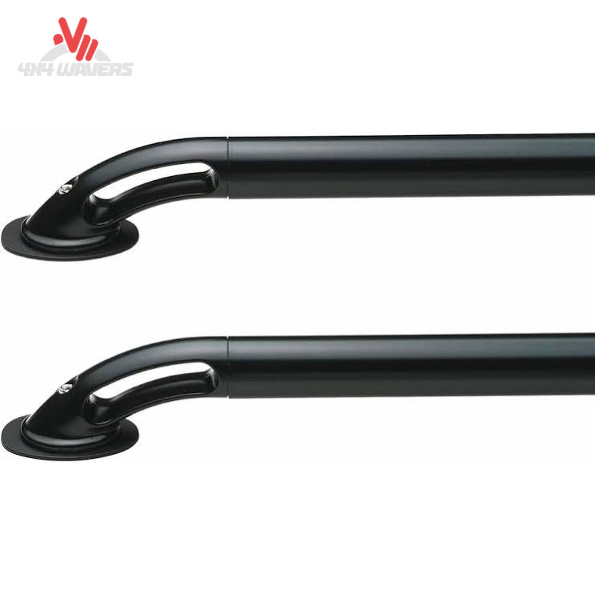 Putco Black Locker 8ft bed rail for Ford F150, F250, F350 trucks with die-cast end caps, durable metal construction