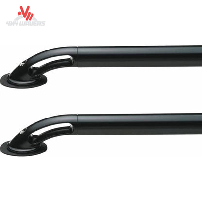 Putco Black Locker 8ft bed rail for Ford F150, F250, F350 trucks with die-cast end caps, durable metal construction