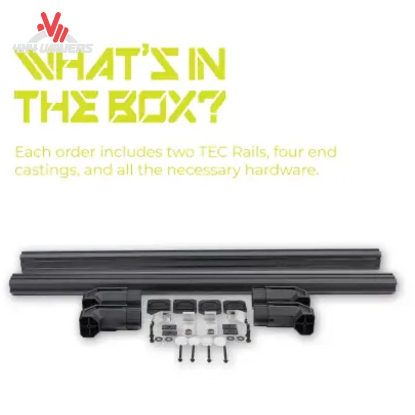 Putco 109867 Black TEC Rail stake pocket mounting hardware kit