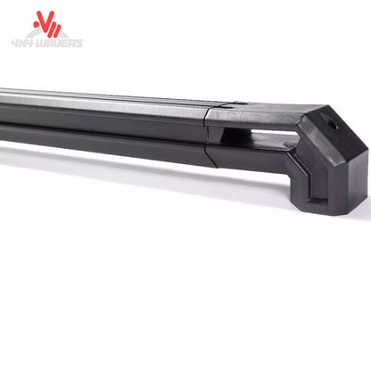 Close-up of Putco TEC Rail stanchion and T-slot accessory channel 109867