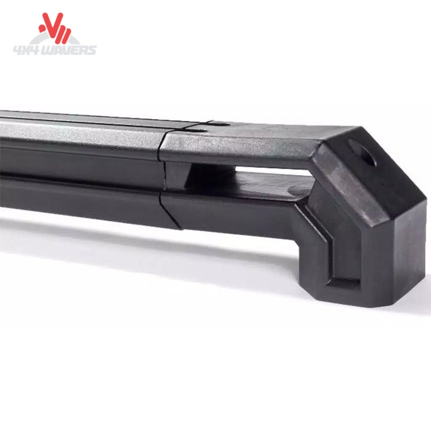 Close-up of Putco TEC Rail stanchion and T-slot accessory channel 109867