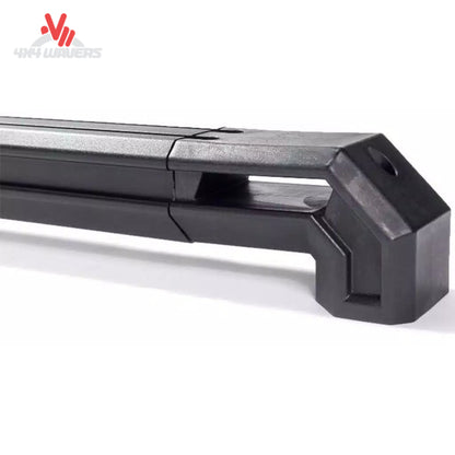 Close-up of Putco TEC Rail stanchion and T-slot accessory channel 109867
