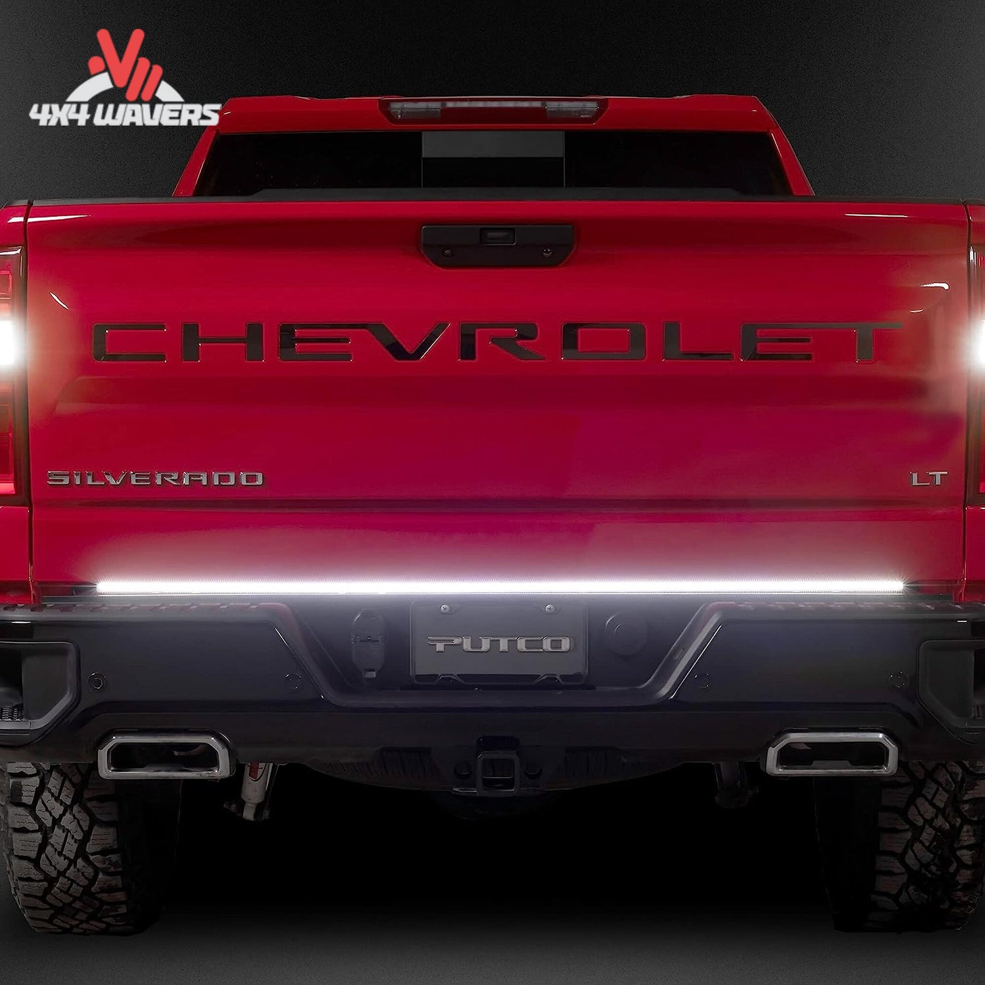 Putco Blade LED light bar showing sequential turn signal and white reverse lighting SKU 9202060-05