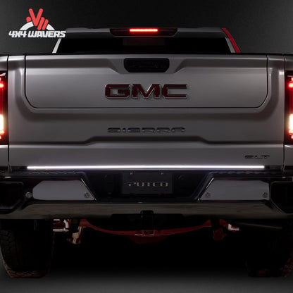 Putco Blade LED light bar showing sequential turn signal and white reverse lighting SKU 9202060-05
