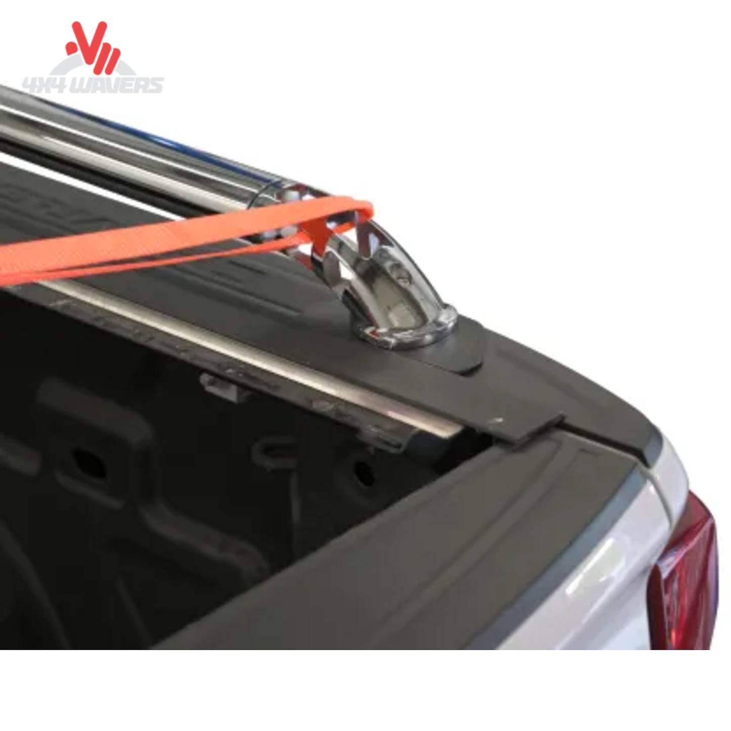 Putco Boss Locker Bed Rails installed on a 15-26 Ford F150 with a 6.5-foot bed, showcasing durable steel construction and sleek design.