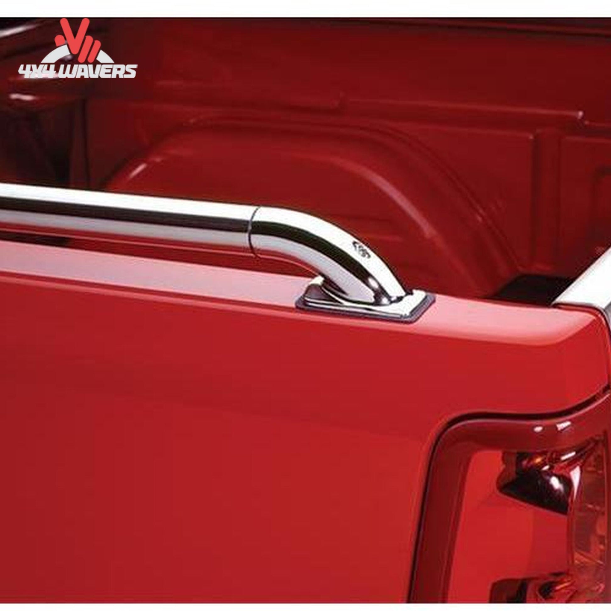 Putco SSR Locker Bed Rails for 15-26 Ford F150 6.5ft bed, durable metal bed rail system with mounting hardware.