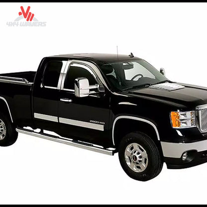 Putco stainless steel fender trim kit installed on a 2021-2026 Ford F150, showcasing durable fender flare accents.