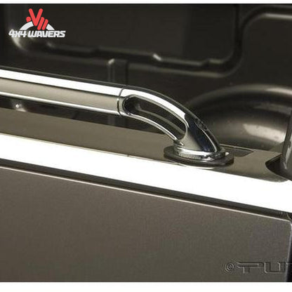 Putco stainless locker bed rail for 15-26 F150 and 17-26 F250 F350 8ft truck bed with die-cast end