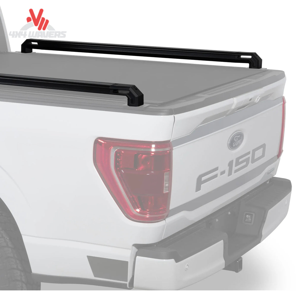 Putco TEC Truck Bed Rail installed on a 15-20 Ford F150 6.5ft bed, showing side view of durable truck bed rails.