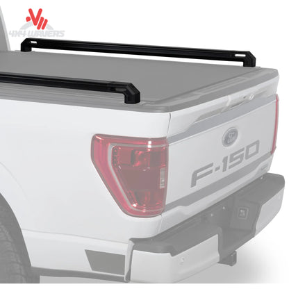 Putco TEC Truck Bed Rail installed on a 15-20 Ford F150 6.5ft bed, showing side view of durable truck bed rails.