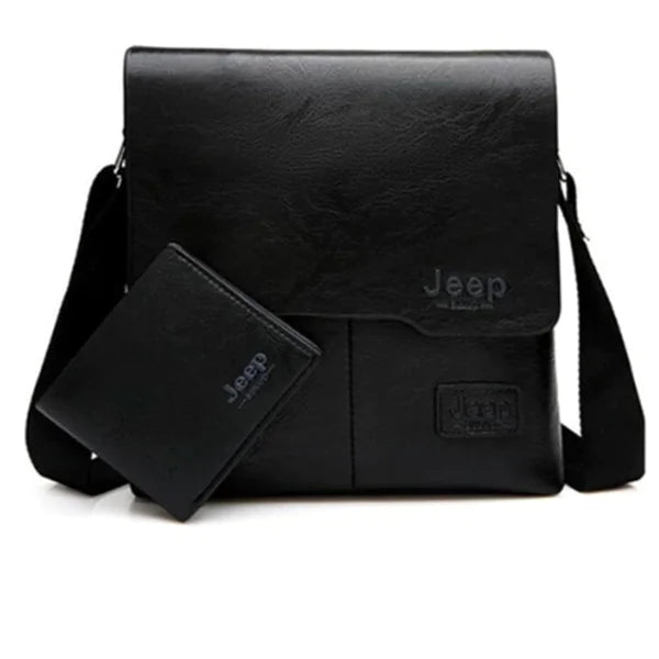 Jeep Casual Shoulder Sling Bag with Jeep Wallet - 4X4 WAVERS