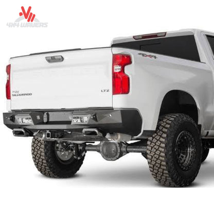 Installed view of Ranch Hand black headache rack brackets mounted on F150 truck bed HRSBF97H