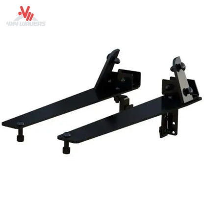 Heavy steel black powder coated headache rack mounting brackets for Ford F150 HRSBF97H