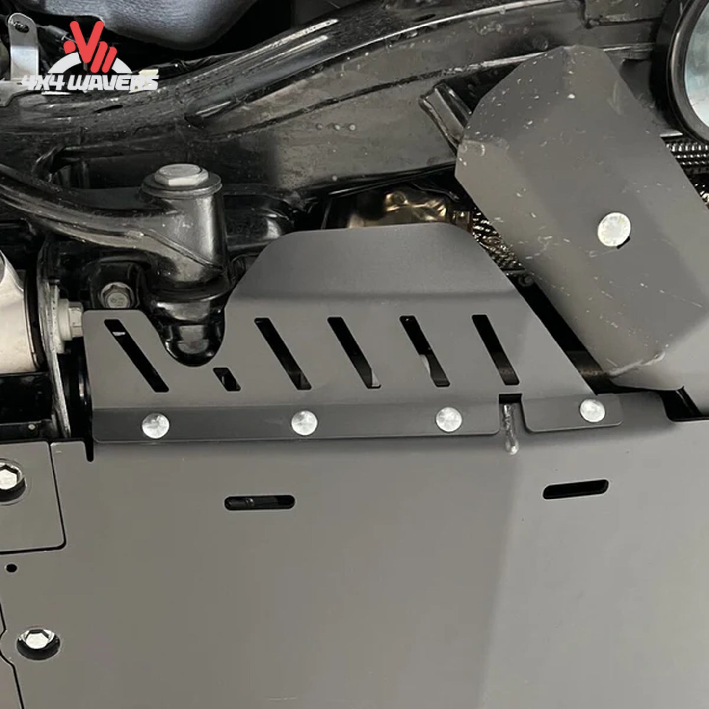 RCI 12-gauge steel catalytic converter guard with vented design