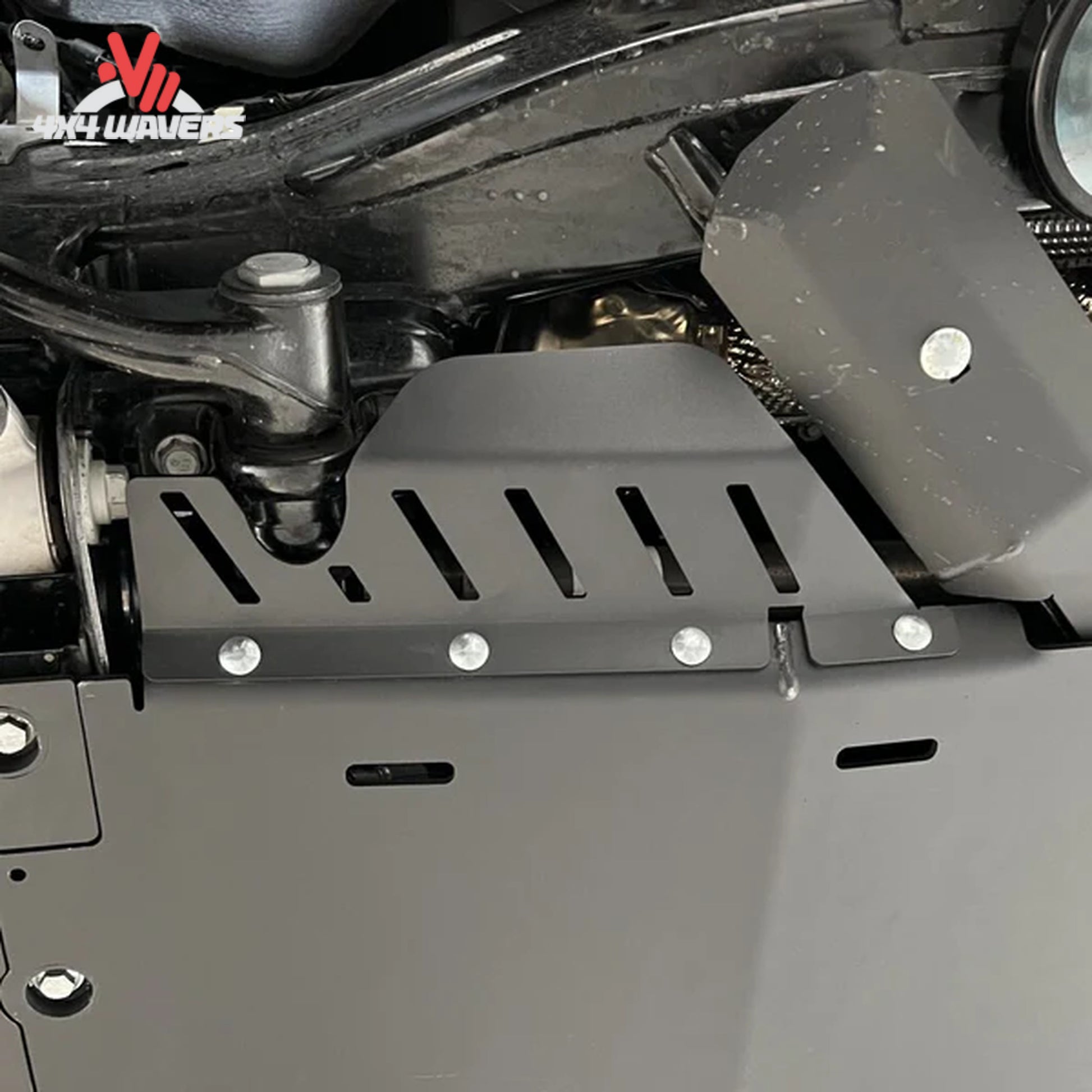 RCI 12-gauge steel catalytic converter guard with vented design